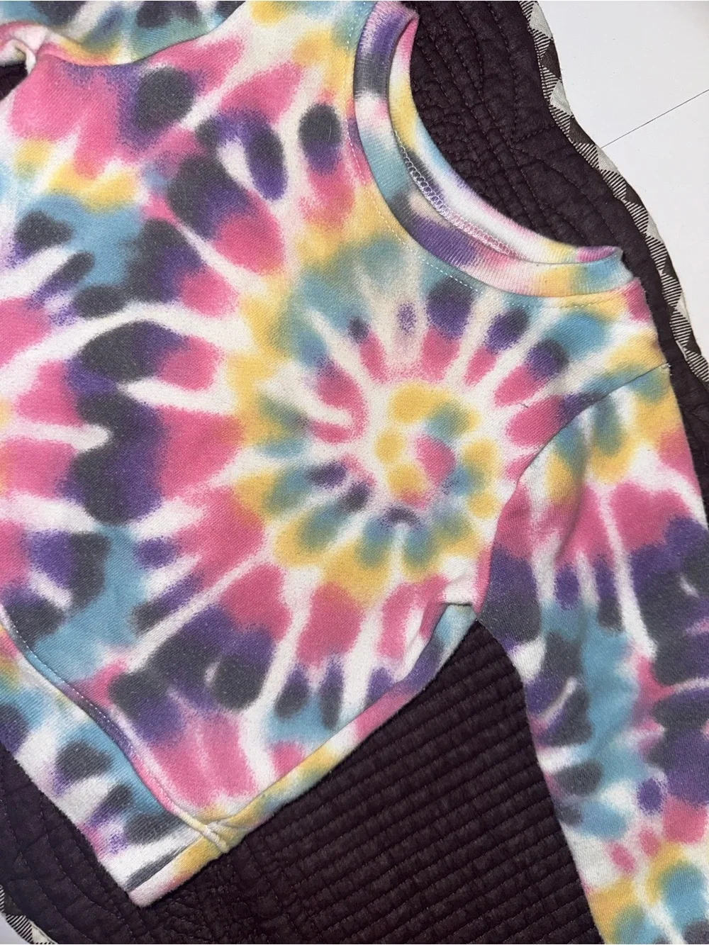 Tie-Dye Spiral Crewneck Sweatshirt - Multicolor